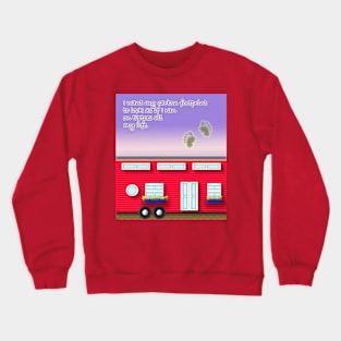 tiptoes red Crewneck Sweatshirt